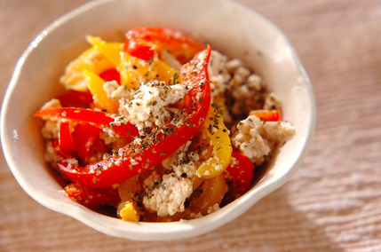 パプリカの白和え