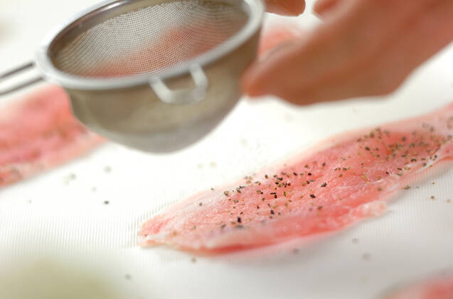 ホワイトアスパラの肉巻きフライの作り方の手順5