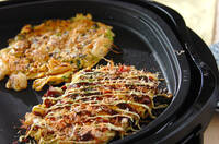 お好み焼きとネギ焼き