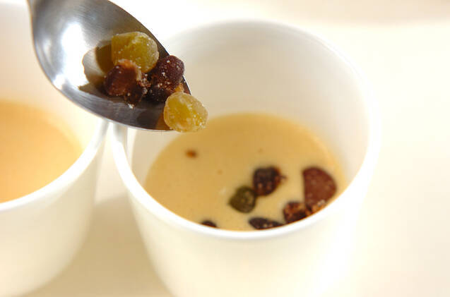 甘納豆蒸しパンの作り方の手順2