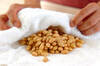 腸内改善・揚げ大豆のキムチ混ぜまぜの作り方の手順1