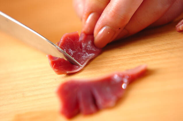 揚げ鶏の新玉ネギ和えの作り方の手順2