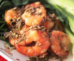 エビと龍井茶の炒め物