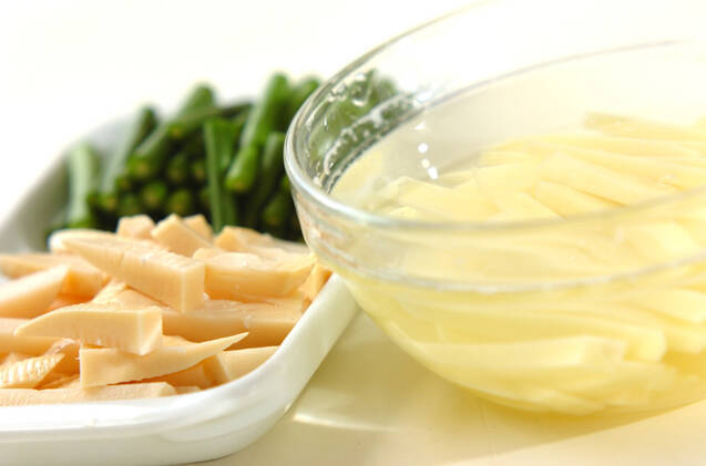 ジャガイモのオイスター炒めの作り方の手順1