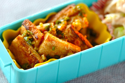 油揚げのショウガしょうゆ