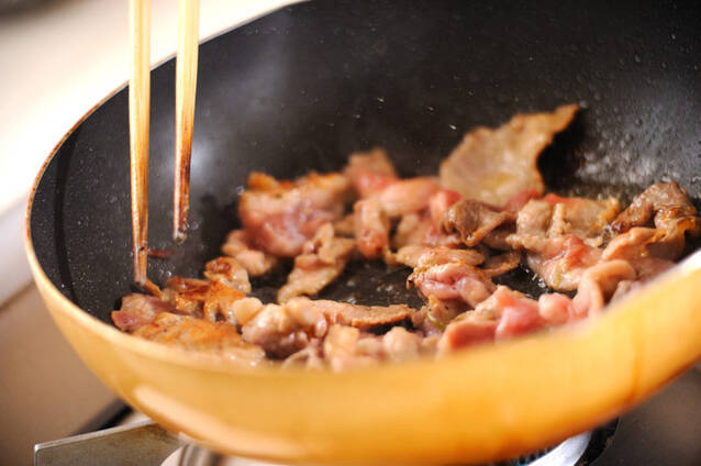 豚とアスパラの中華炒めの作り方の手順3
