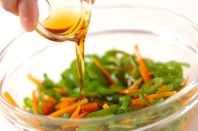 ピーマンのお浸しの作り方の手順5