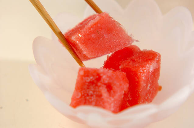 スイカアイスの作り方の手順2