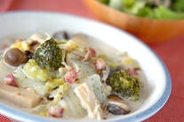 キノコのクリーム煮