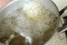 マグロ味噌ユッケパスタの作り方の手順1