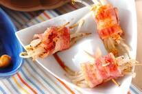 モヤシのベーコン巻き