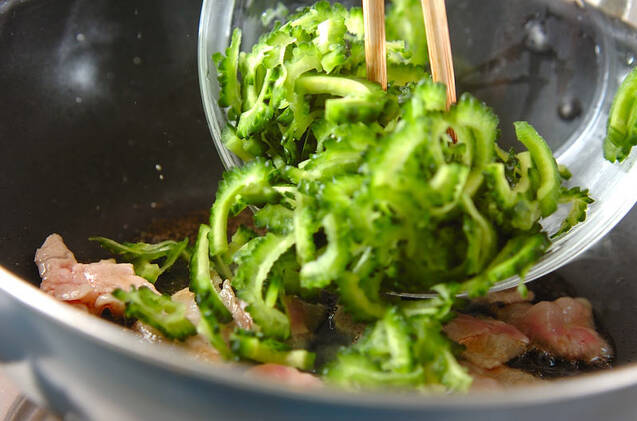 ゴーヤのピリ辛炒めの作り方の手順5