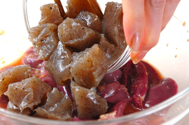 鶏レバーの香り揚げの作り方の手順2