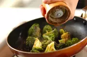 ブロッコリーの中華きんぴらの作り方2