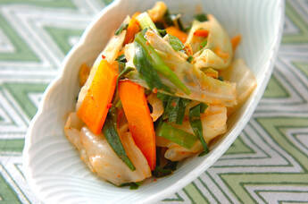 ニラのピリ辛和え