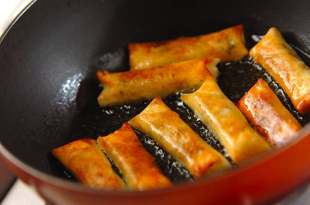 チーズミニ春巻きの作り方の手順5