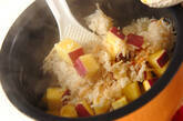 もっちり！サツマイモとジャコの炊き込みご飯の作り方3
