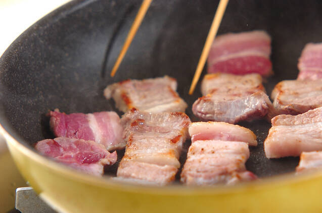 豚バラ肉のソテーの作り方の手順6