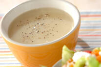 みそとチーズのトロトロスープ