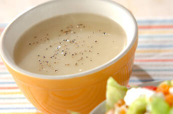 みそとチーズのトロトロスープ