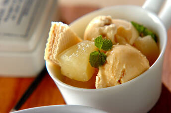 リキュールがけバニラアイス