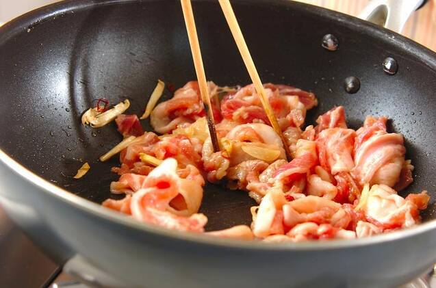 ナンプラーを使って豚肉炒め 意外と簡単に作れるの作り方の手順6