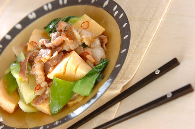 「チンゲン菜×豚肉」の人気レシピ23選。炒め物やあんかけも！の画像