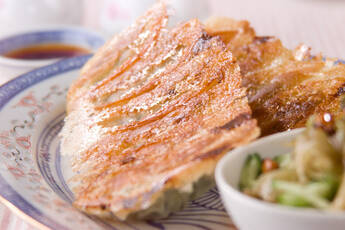 キャベツで焼き餃子