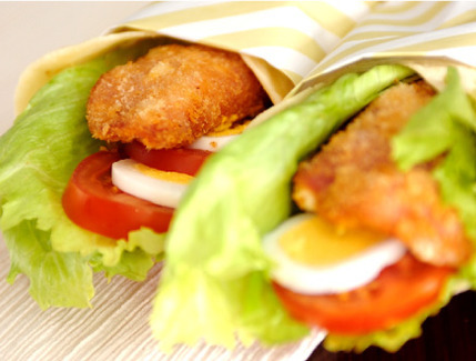 クロックムッシュ風ラップ