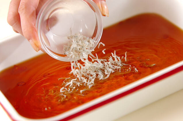 コンニャクの南蛮漬けの作り方の手順2