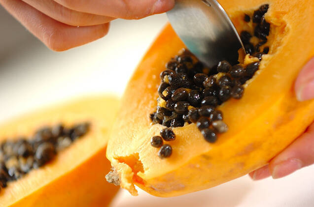 パパイヤ・アイスの作り方の手順1