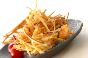 サツマイモのかき揚げ