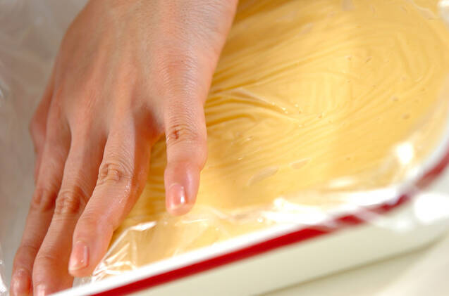 チョコバナナカスタードの作り方の手順2