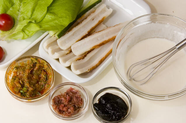 揚げちくわの作り方の手順1