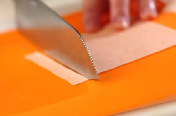 リボンリースサラダの下準備3