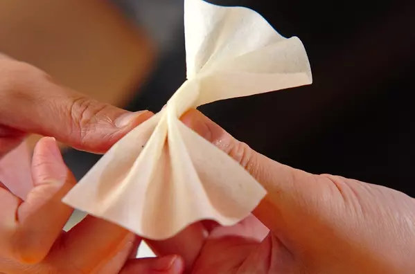 リボンリースサラダの作り方1