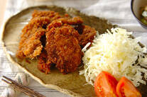 豚ヒレ肉のチーズ風味ソースカツ