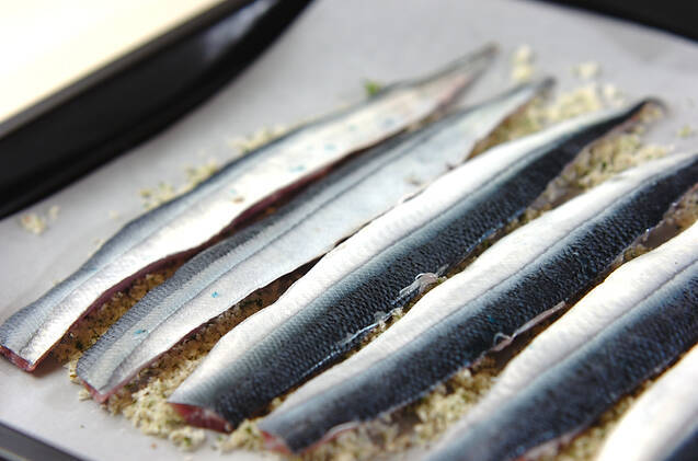 サンマのハーブ焼きの作り方の手順4
