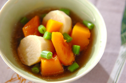 カボチャと里芋の煮物