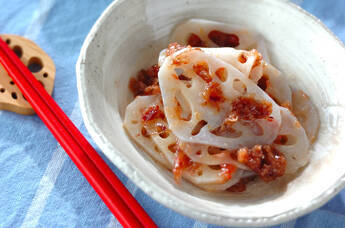 レンコンの梅和え