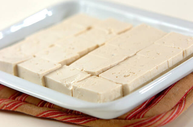 豆腐のネギ炒めの作り方の手順1