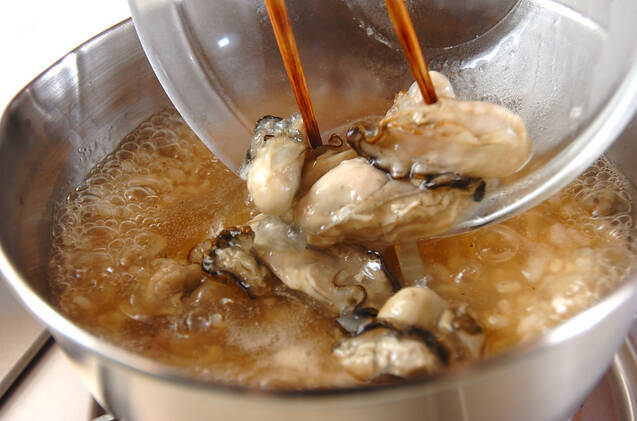 カキの発芽玄米おじやの作り方の手順4