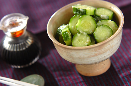 キュウリの即席漬け