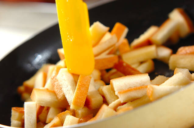 もう余らせない！パンの耳で簡単おやつ チョコラスク by増田 知子さんの作り方の手順2