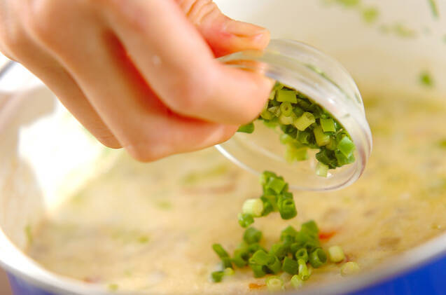 根菜とキャベツのミルクスープの作り方の手順5