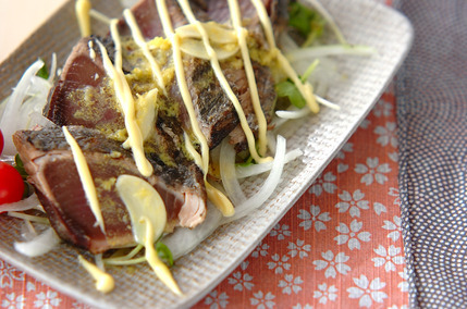 カツオのたたきサラダ