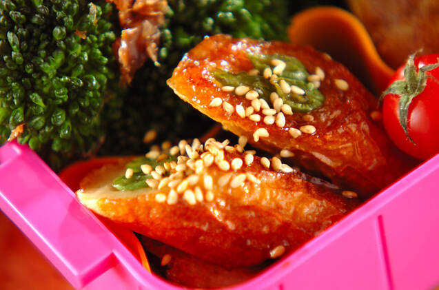 サヤインゲンのちくわ詰め