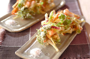 カマボコのかき揚げ