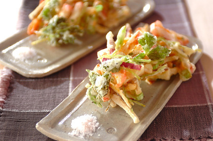 カマボコのかき揚げ