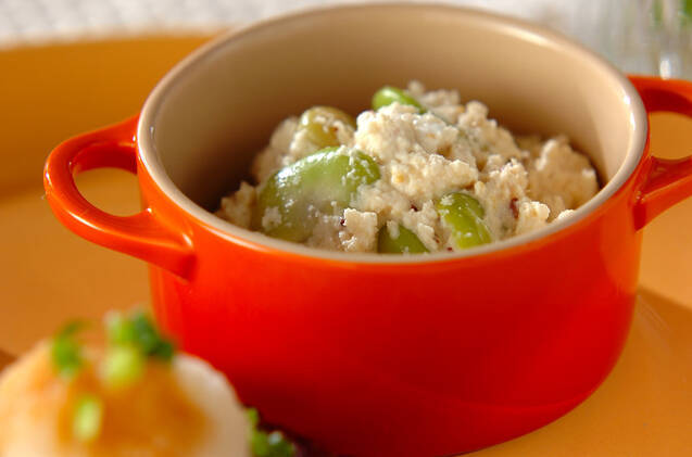 おからのアンチョビポテサラ風